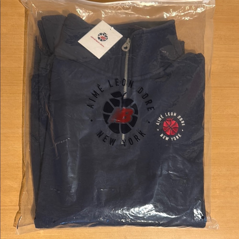 Aimé Leon Dore Navy quarter zip pullover